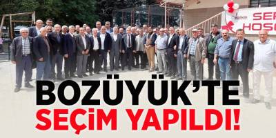 Bozüyük'te Seçim Yapıldı!