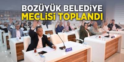 Bozüyük Belediye Meclisi Toplandı