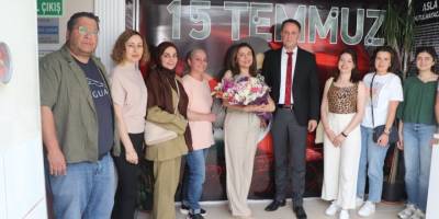 Seminer İçin Gelen Öğretmenlere Hoş Geldiniz Karşılaması