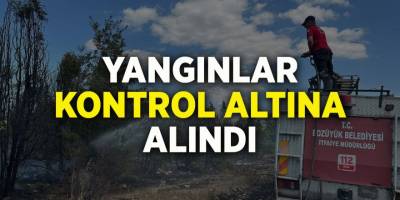 Yangınlar Kontrol Altına Alındı