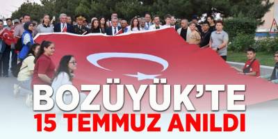 Bozüyük'te 15 Temmuz Anıldı