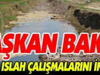 BAŞKAN BAKICI KANAL ISLAH ÇALIŞMALARINI İNCELEDİ