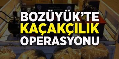 Bozüyük'te Kaçakçılık Operasyonu!