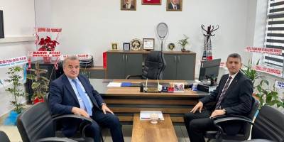 Kaymakam Öztürk'ten Müdür Yaldız'a Ziyaret