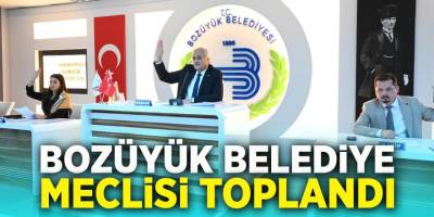 Bozüyük Belediye Meclisi Toplandı