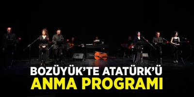 Bozüyük'te Atatürk'ü Anma Programı