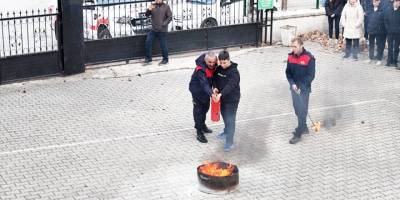 Öğrencilere Yangın Eğitimi