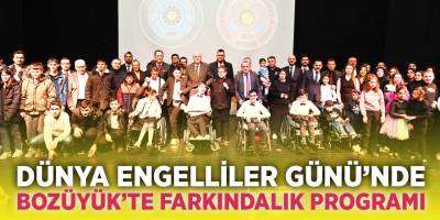 Dünya Engelliler Günü'nde Bozüyük'te Farkındalık Programı