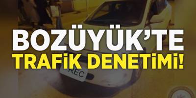 Bozüyük'te Trafik Denetimi!