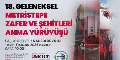 Geleneksel Metristepe Yürüyüşü Yapılacak