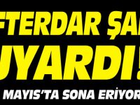 DEFTERDAR ŞAHİN UYARDI