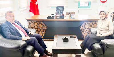 Kaymakam Öztürk'ten Müdür Güven'e Ziyaret