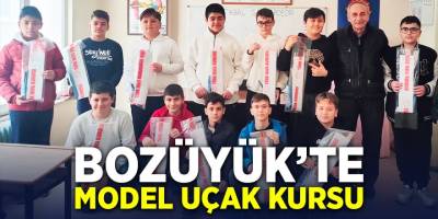 Bozüyük'te Model Uçak Kursu
