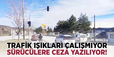Trafik Işıkları Çalışmıyor, Sürücülere Ceza Yazılıyor!