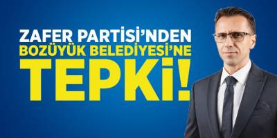 Zafer Partisi'nden Bozüyük Belediyesi'ne Tepki
