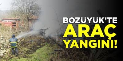 Bozüyük'te Araç Yangını!