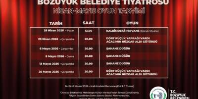 Belediye Tiyatrosu Oyun Takvimi Belli Oldu