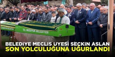 Belediye Meclis Üyesi Seçkin Aslan Son Yolculuğuna Uğurlandı