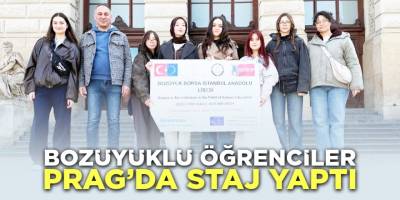 Bozüyüklü Öğrenciler Prag'da Staj Yaptı