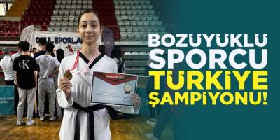 Bozüyüklü Sporcu Türkiye Şampiyonu 