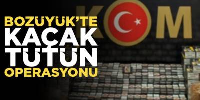 Bozüyük'te Kaçak Tütün Operasyonu!