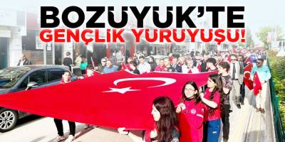 Bozüyük'te Gençlik Yürüyüşü