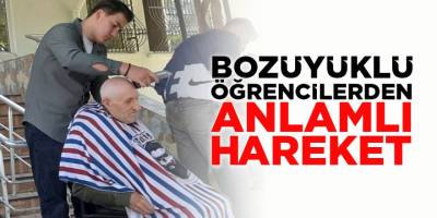 Bozüyüklü Öğrencilerden Anlamlı Hareket