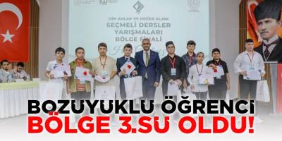 Bozüyüklü Öğrenci Bölge 3.sü Oldu!