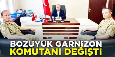 Bozüyük Garnizon Komutanı Değişti