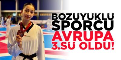 Bozüyüklü Sporcu Avrupa 3.sü Oldu!
