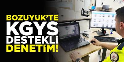 Bozüyük'te KGYS Destekli Denetim!