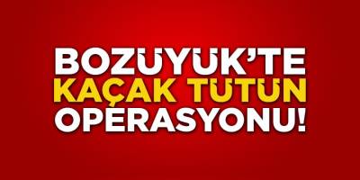 Bozüyük'te Kaçak Tütün Operasyonu!