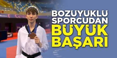 Bozüyüklü Sporcudan Büyük Başarı!