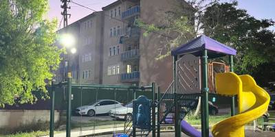 Oyun Parkında Aydınlatma Çalışması