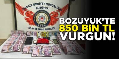 Bozüyük'te 850 Bin TL Vurgun!