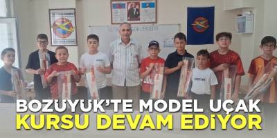 Bozüyük'te Model Uçak Kursu Devam Ediyor
