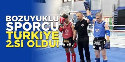 Bozüyüklü Sporcu Türkiye 2.si Oldu!