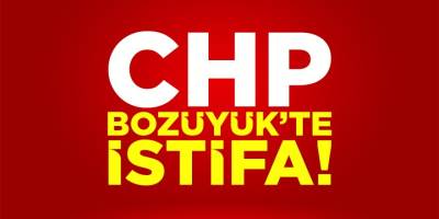 CHP Bozüyük'te İstifa!