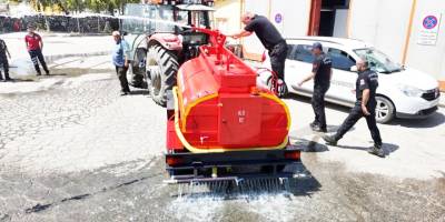 Belediye Filosuna Yangın Söndürme Tankeri Alındı