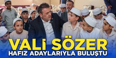 Vali Sözer Hafız Adaylarıyla Buluştu
