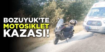 Bozüyük'te Motosiklet Kazası! 