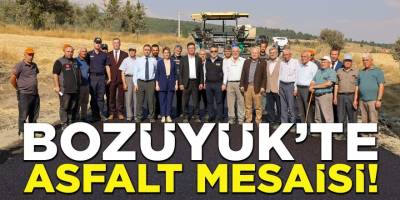 Bozüyük'te Asfalt Mesaisi!