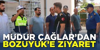 Müdür Çağlar'dan Bozüyük Emniyet Müdürlüğüne Ziyaret