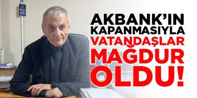 Akbank'ın Kapanmasının Ardından Vatandaşlar Mağdur Oldu!
