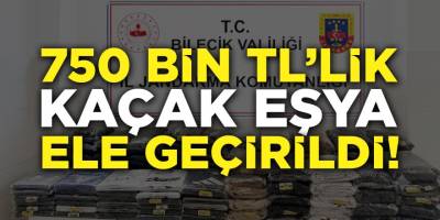 750 Bin TL’lik Kaçak Eşya Ele Geçirildi!
