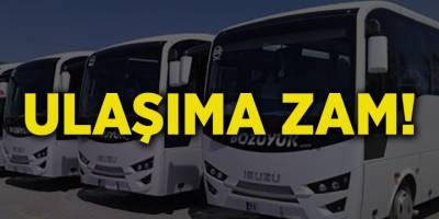 Bilecik'te Ulaşıma Zam!