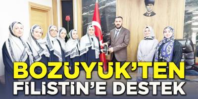 Bozüyük'ten Filistin'e Destek