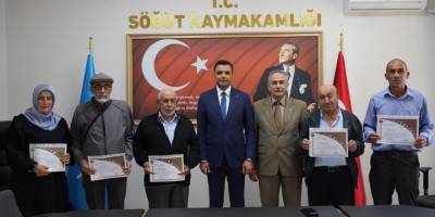 THK'den Bağışçılara Teşekkür Belgesi