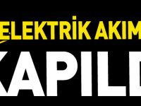 ELEKTRİK AKIMINA KAPILDI