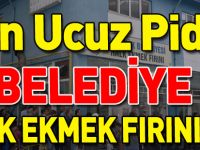 EN UCUZ PİDE BELEDİYE HALK EKMEK FIRININDA